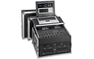 Flightcase 6U Rack 19" - Con soporte portatil