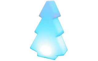 Arbol de Navidad LED S - Con batería recargable , iluminación LED y mando a control , 53 cm de a