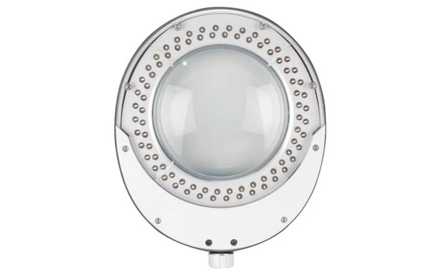 Lámpara LED con lupa 8 dioptrías - 8W - 80 LEDs - color blanco