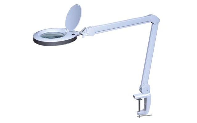 Lámpara LED con lupa 8 dioptrías - 8W - 80 LEDs - color blanco