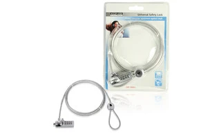 Candado universal por combinación para PC portátil de 1.80 m - König CMP-SAFE4