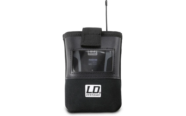 LD Systems BP POCKET 2 Bolsa para emisor de petaca con ventana para la pantalla