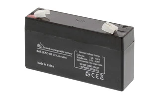 Batería de ácido de plomo 6 V 1.2 Ah
