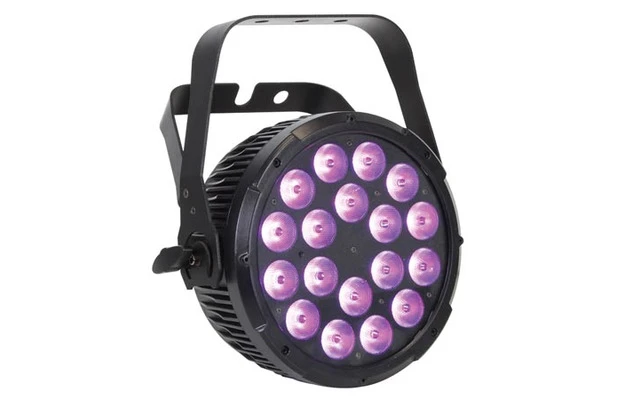 LUXIBEL - FOCO PAR PROFESIONAL CON LEDs - 18 x 10W - NEGRO