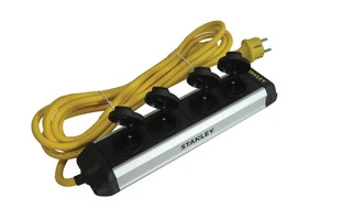 Stanley 4 conectores - IP44 - Power Bar - Máx potencia: 3500 W