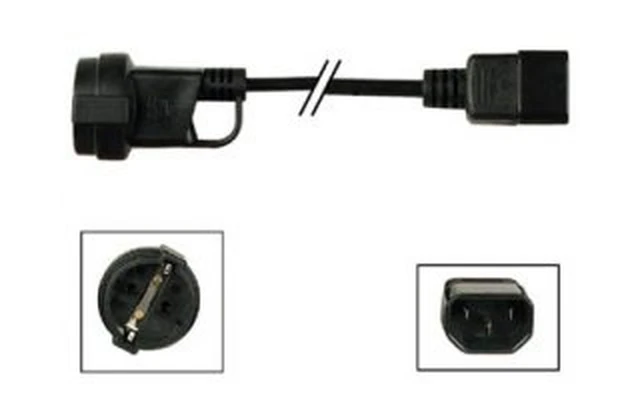 Cable de alimentacion 1,8M - Negro