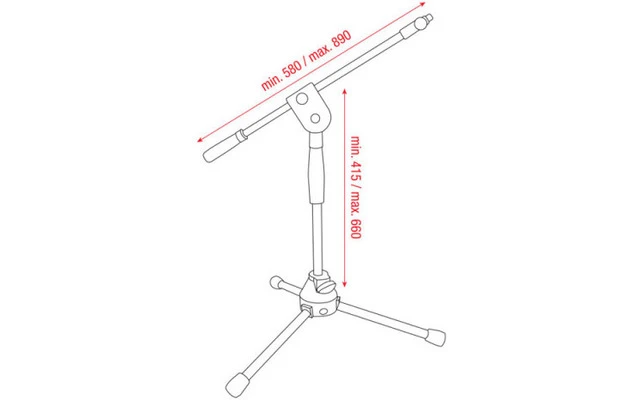 DAP Audio Microphone Stand Ergo 2