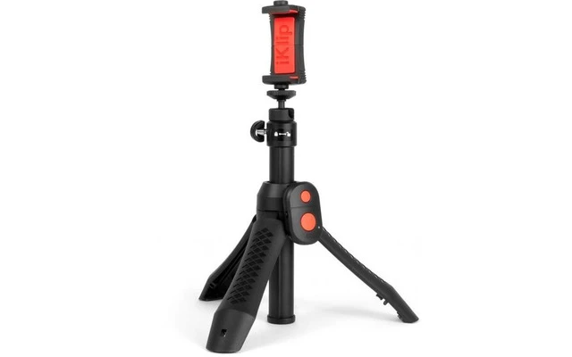 IK Multimedia iRig MIC HD2 , iKlip Grip Pro y aro de luz LED 10