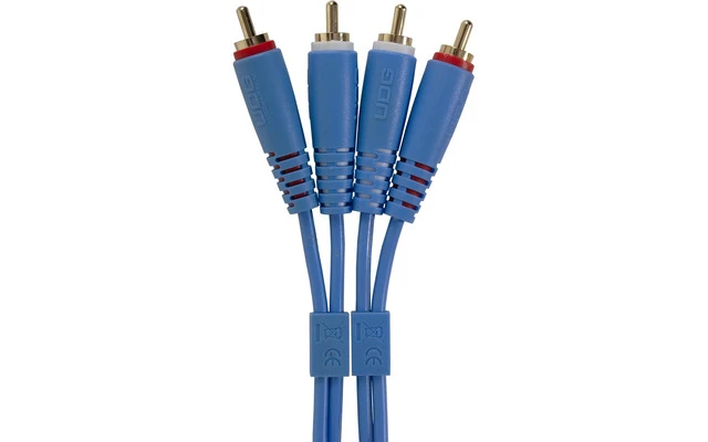 UDG Ultimate Audio Cable Set RCA - RCA Azul Straight 3 metros