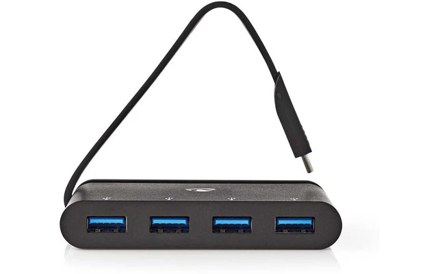 Adaptador USB - USB 3.2 Gen 1 - USB-C™ Macho - 4x USB-A