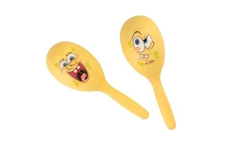 MARACAS PLASTICO BOB ESPONJA