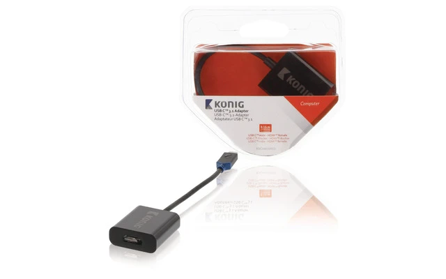 Cable adaptador USB 3.1 C macho a HDMI hembra de 0,15 m