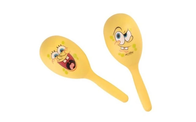 MARACAS PLASTICO BOB ESPONJA
