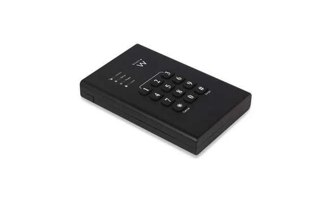 EWENT - CARCASA PARA UNIDADES HDD/SSD DE 2,5 PULGADAS CON BLOQUEO DE TECLADO CIFRADO USB 3.1 GEN