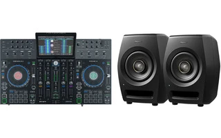 Denon DJ Prime 4 + 2x Pioneer RM-05