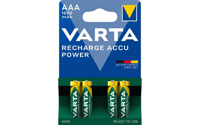 Varta Baterías Recargable Accu 5703 - AAA Micro - 1000 mAh