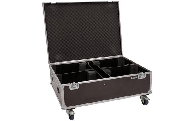 Roadinger Flightcase 4x LED THA-150F Theater-Spot