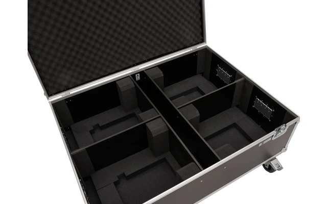 Roadinger Flightcase 4x LED THA-150F Theater-Spot