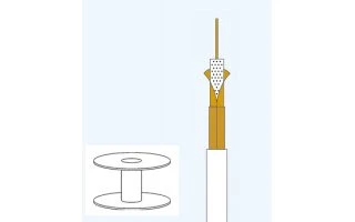 EDC CABLE COAXIAL DIGITAL TV Y SAT CU D.6,6mm 100M