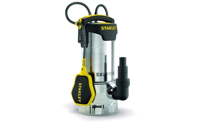 Stanley bomba sumergible - acero inoxidable - para aguas residuales - 1100 W