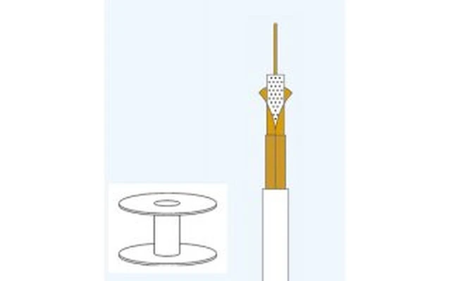 EDC CABLE COAXIAL DIGITAL TV Y SAT CU D.6,6mm 100M