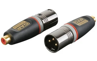Adaptador XLR Macho 3 pins a RCA hembra