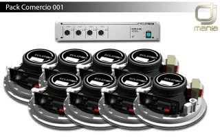 Conjunto Comercio 001 - Altavoces de techo