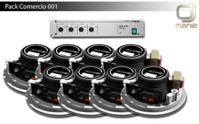 Conjunto Comercio 001 - Altavoces de techo
