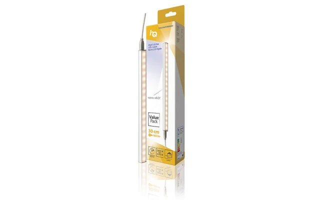 Barra rígida fácil de conectar de 30 cm en color blanco cálido