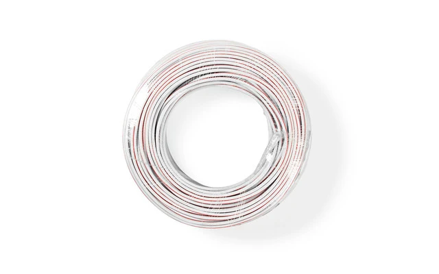 Cable de Altavoz - 2x 1,50 mm2 - 50,0 m - Brida - Blanco - Nedis CAGW1500WT500