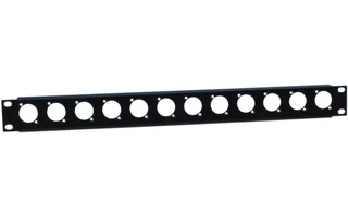 Adam Hall 872215 - Panel de 12 XLR para Rack