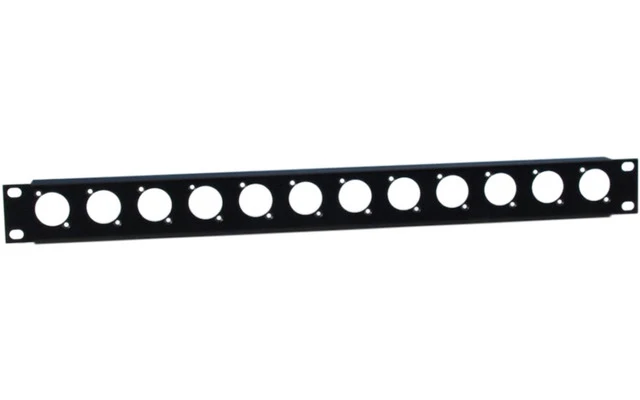 Adam Hall 872215 - Panel de 12 XLR para Rack
