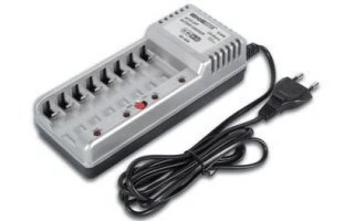Cargador automático para 2/4/6/8 Baterías NiCd/NiMH 