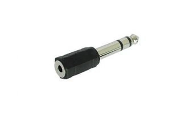 Jack hembra estereo 3.5mm a Jack macho estereo 6.35mm