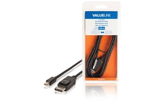 Cable Mini DisplayPort, Mini DisplayPort macho - DisplayPort macho 2,00 m negro