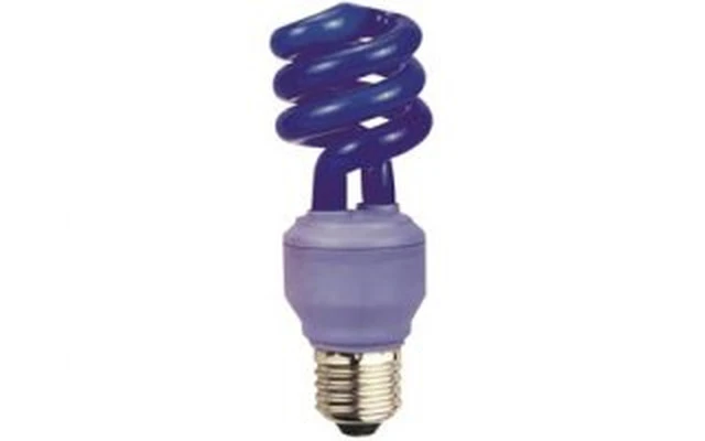 BOMBILLA DE BAJO CONSUMO AZUL, E27-3 U, 13W/230V