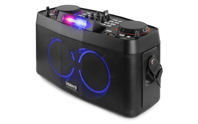 Vonyx CDP800 Portable DJ Station with Dual Bluetooth