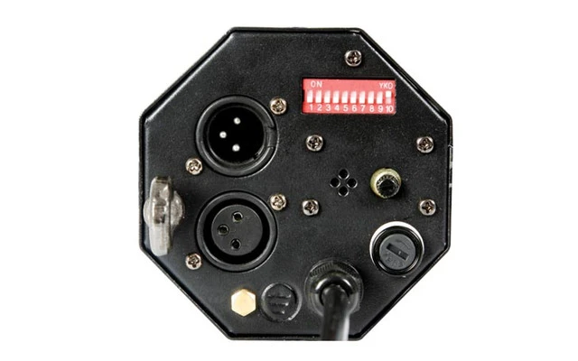 FOCO LED TRICOLOR - CONTROL DMX - 1 LED 10W