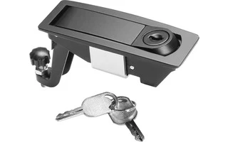 Foto de Cierre de palanca con seguro de color negro