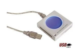 Lector/editor multitarjeta USB 2.0, 21 tipos de tarjetas