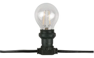 Showtec BeltLight E27, Negro , Cable IP44 , 50 metros , Sin lámparas