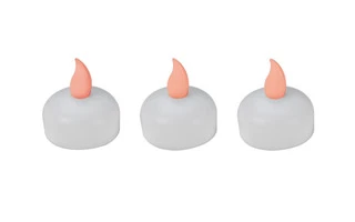 Vela LED flotante - 3 uds.
