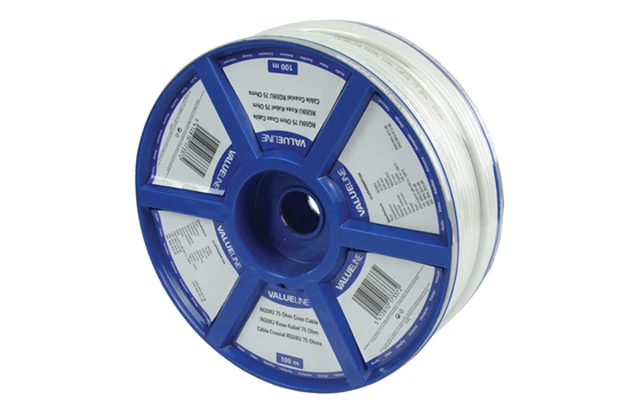 Cable coaxial RG59U en bobina de 100 m