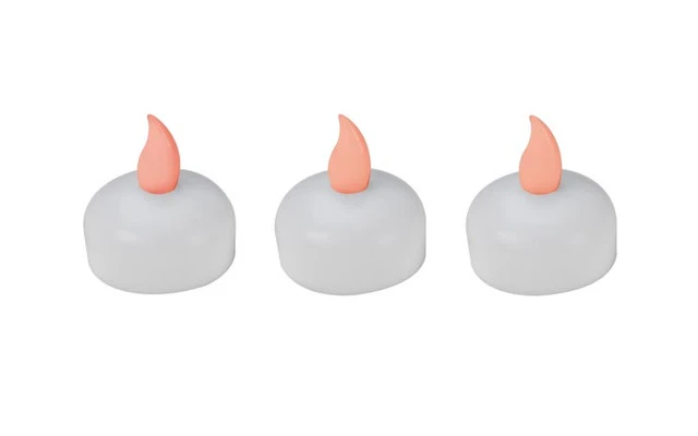 Vela LED flotante - 3 uds.