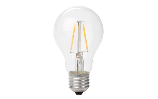 Bombilla LED con filamentos LED - 2 W - E27 - Color blanco cálido