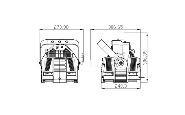 Elation  OPTI PAR 575 G-Plus silver