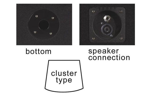 CAJA ACUSTICA  DE 2 VIAS, REJILLA DE PROTECCION 10