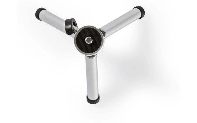Minitrípode panorámica e Inclinación , hasta 0,8 kg - 13,4 cm - Negro/plata - Nedis TPOD1000GY