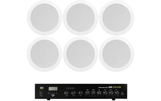 Sonorización 120W - 6 Altavoces de techo