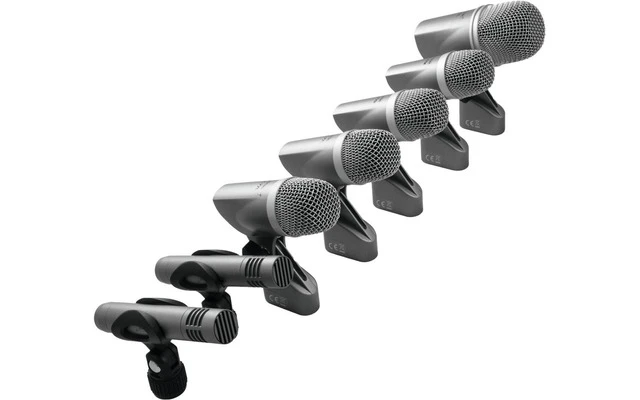 Omnitronic MIC 77-7LMH Set de micrófono para batería